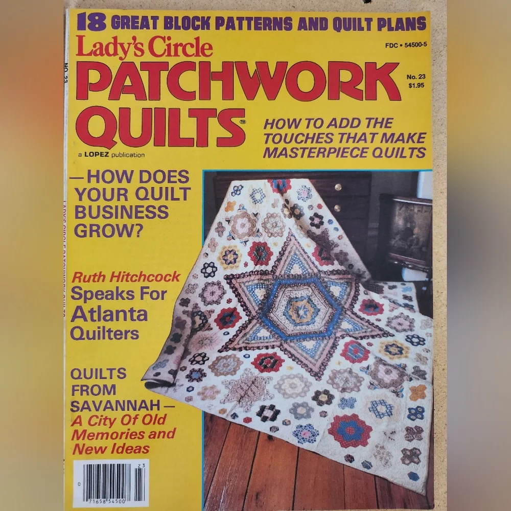 VTG 1980s Quilts Lady 's Circle